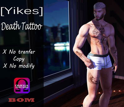 Second Life Marketplace - [YIKES] Death Tattoo